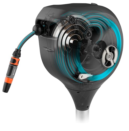 50' x 1/2" Automatic Retractable Garden Hose Reel Z590860