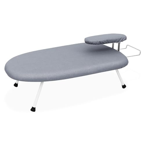 23.6" L x 14" W x 7" H Removable Sleeve Folding Legs Cotton Cover Countertop Ironing Board A506