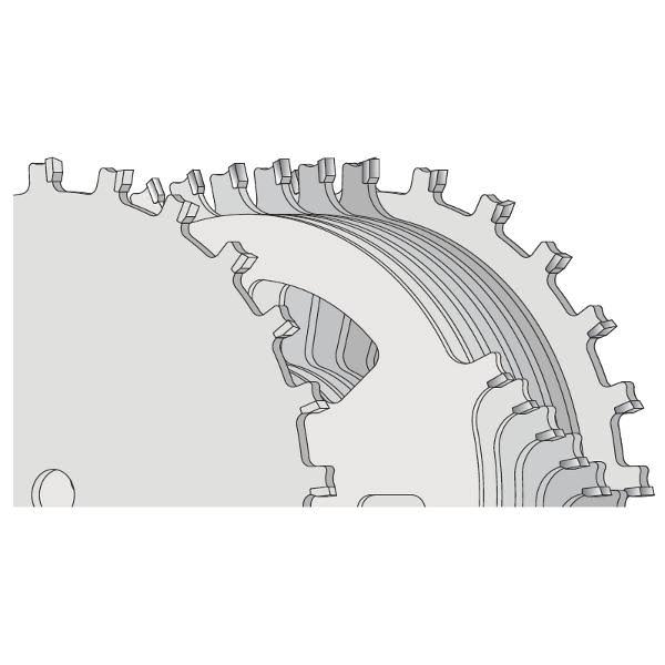Precision Dado Set 6-Inch x 20 Teeth with 5/8-Inch Bore V276