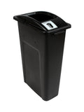 23 Gallon Black Trash Can Z4807