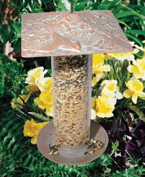 French Bronze Tube Feeder V8201