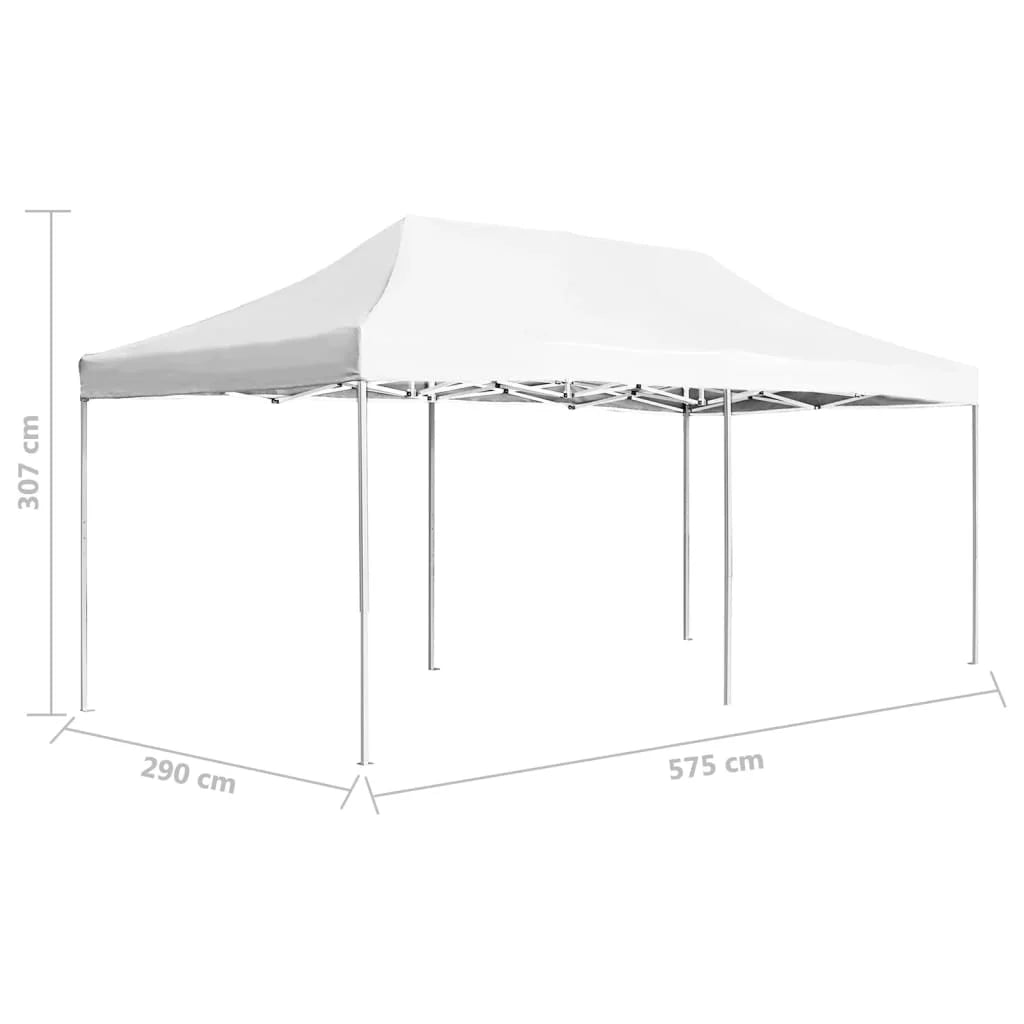 19.7'x9.8' White Aluminum Folding Party Tent A7341