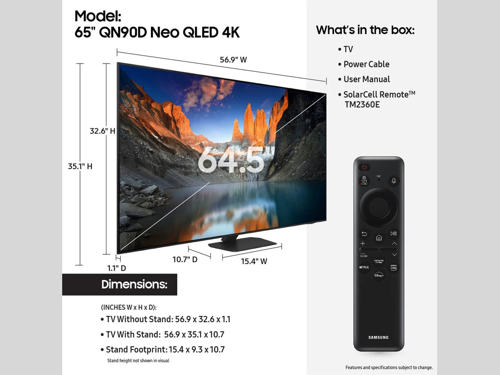 65” 4K Smart TV V309359