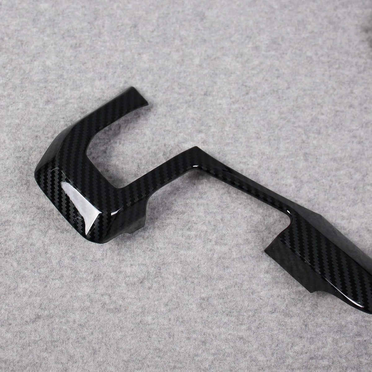 ABS Carbon Fiber Pattern Steering Wheel Trim Panel Cover E268618
