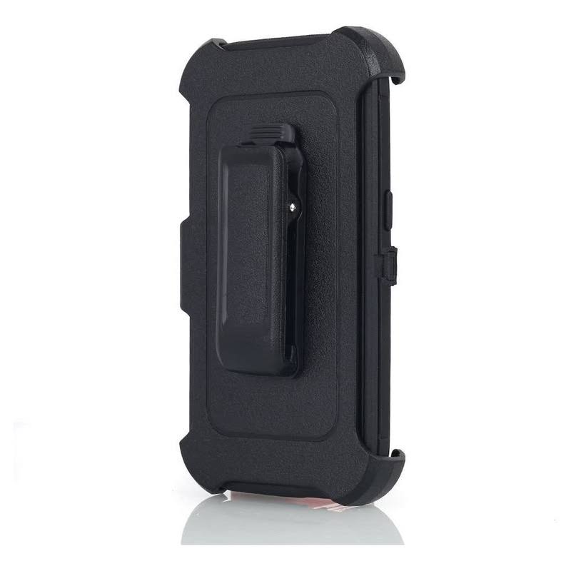 Funda para Galaxy S7, Heavy Duty Full Body resistente 4 en 1 con clip de cinturón cubierta W201097