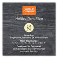 Fiber Plates, 10, Natural, 800/Carton Y11246