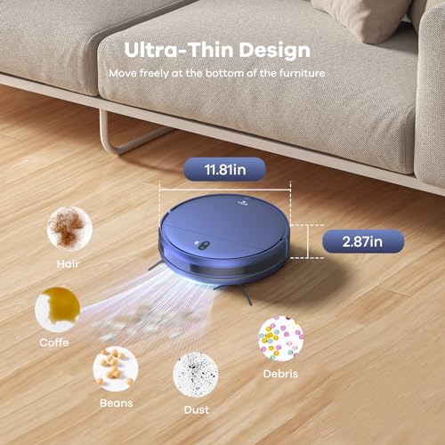 Robot Vacuum and Mop Combo, 2 in 1 Self-Charging Robotic Vacuum A228
