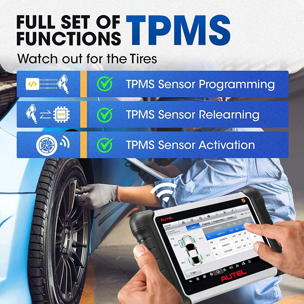 Bi-Directional TPMS Scan Tool with Full TPMS Diagnostics Z1807
