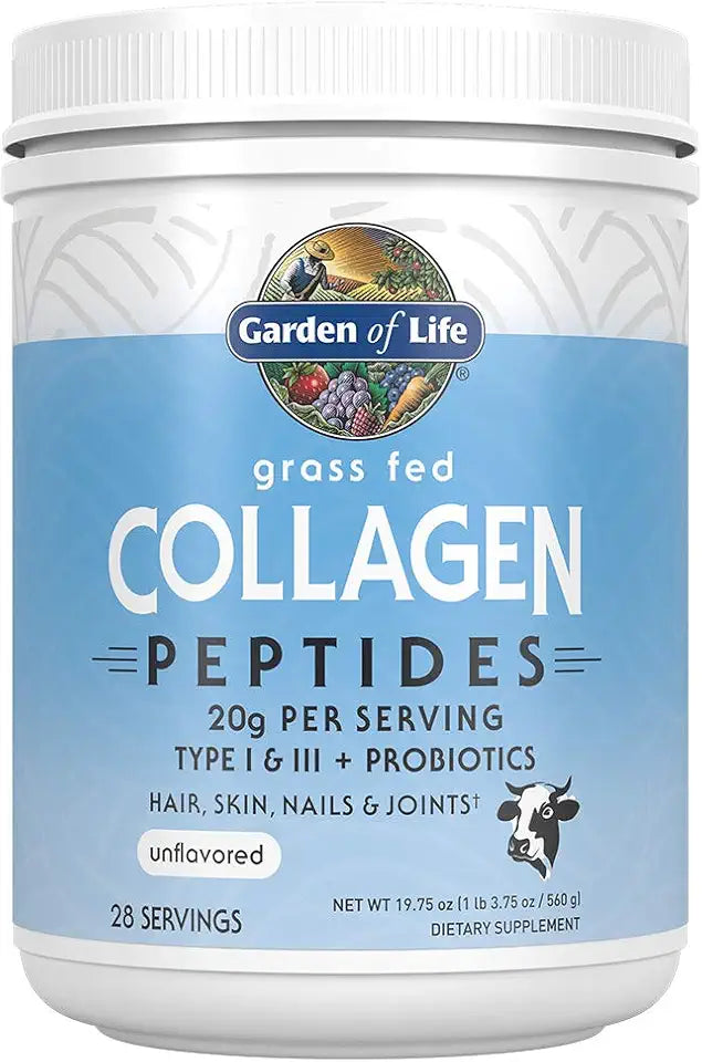 Organic Greens Superfood and Grass Fed Collagen Peptides Powder Bundle D620