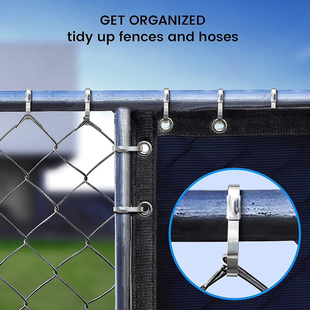 Metal Zip Ties, 100 Pcs 11.8 Inch, 304 Stainless Steel Cable Ties J441