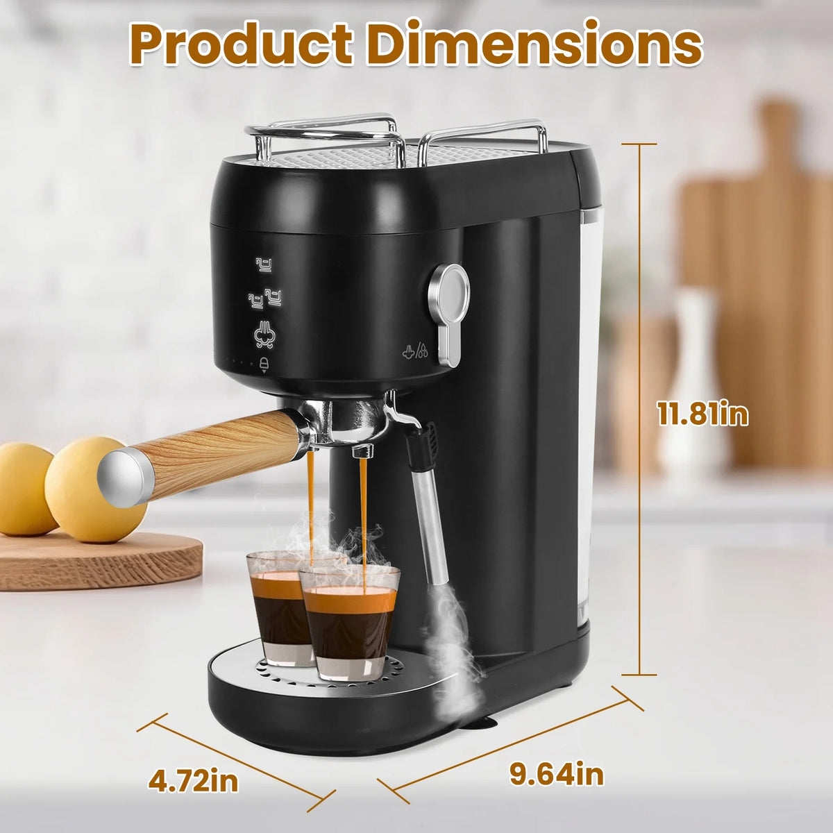Espresso Machine with Milk Frother System H713409