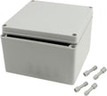 8x8x5.2 IP67 Dustproof Junction Box Gray Pack of 2 C8901