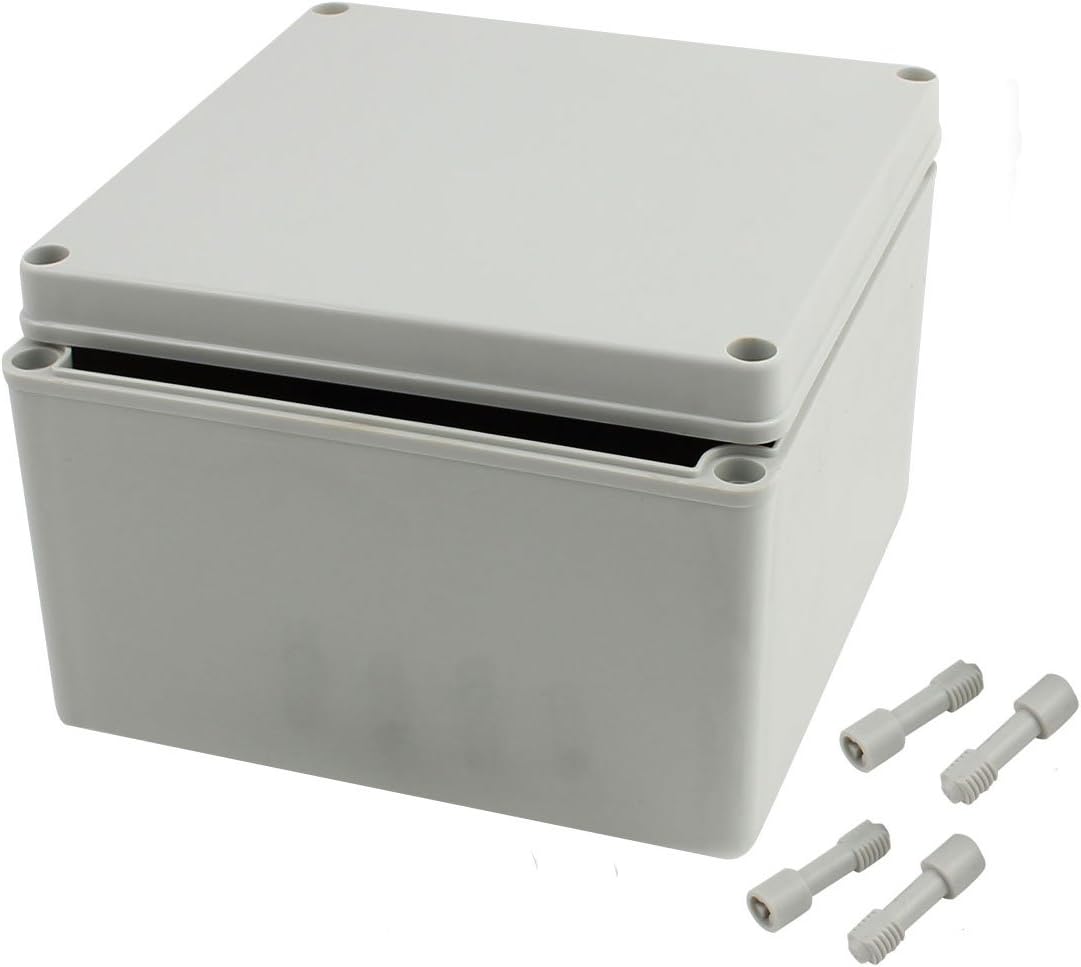 8x8x5.2 IP67 Dustproof Junction Box Gray Pack of 2 C8901