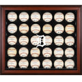 Mahogany Framed 30-Ball Display Case Z58929