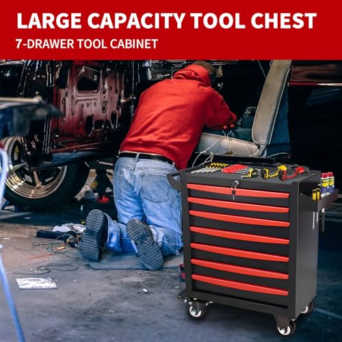 5 Drawer Metal Rolling Tool Chest X7695