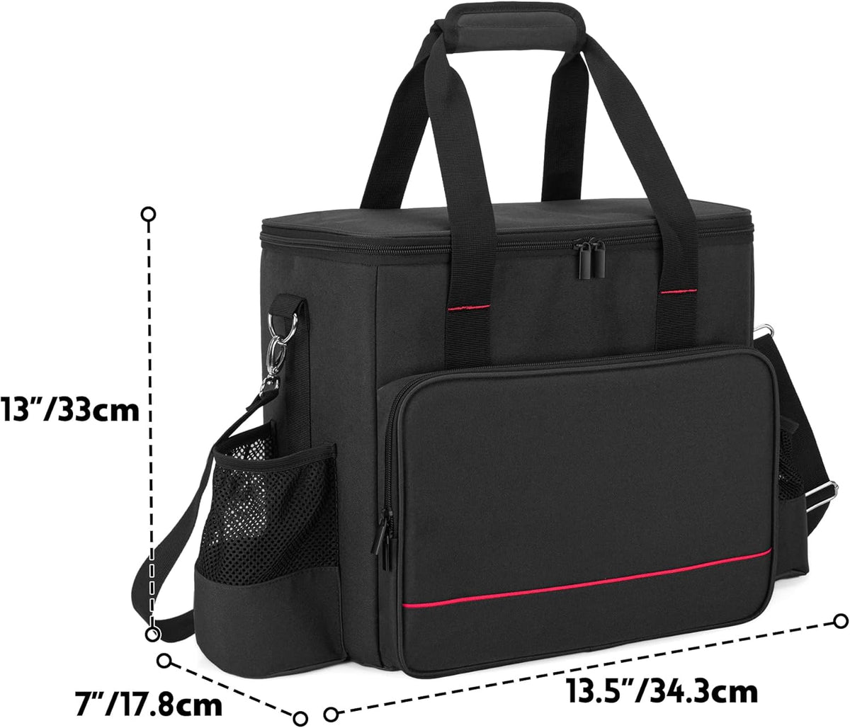 Portable Heater Carry Bag with Pockets and Handles Black U56752