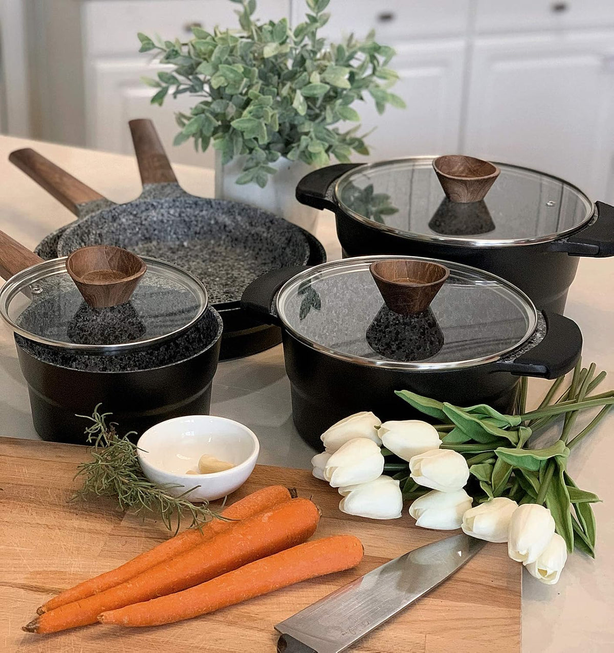 12 Piece Nonstick Die-cast Aluminum Cookware Set A835338