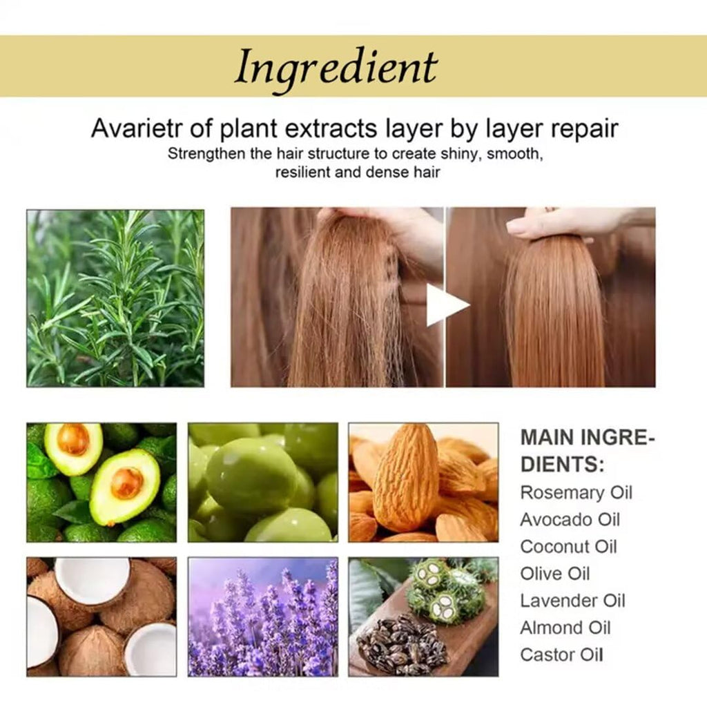 2 Oz Hair Growth Oil with Rosemary and Parsley Seed X897