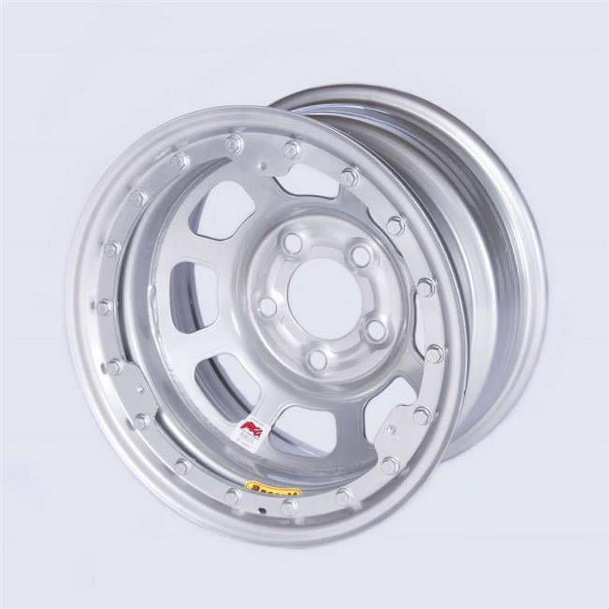 Silver Powder Coat 15 x 8 in. Beadlock Wheel F20925