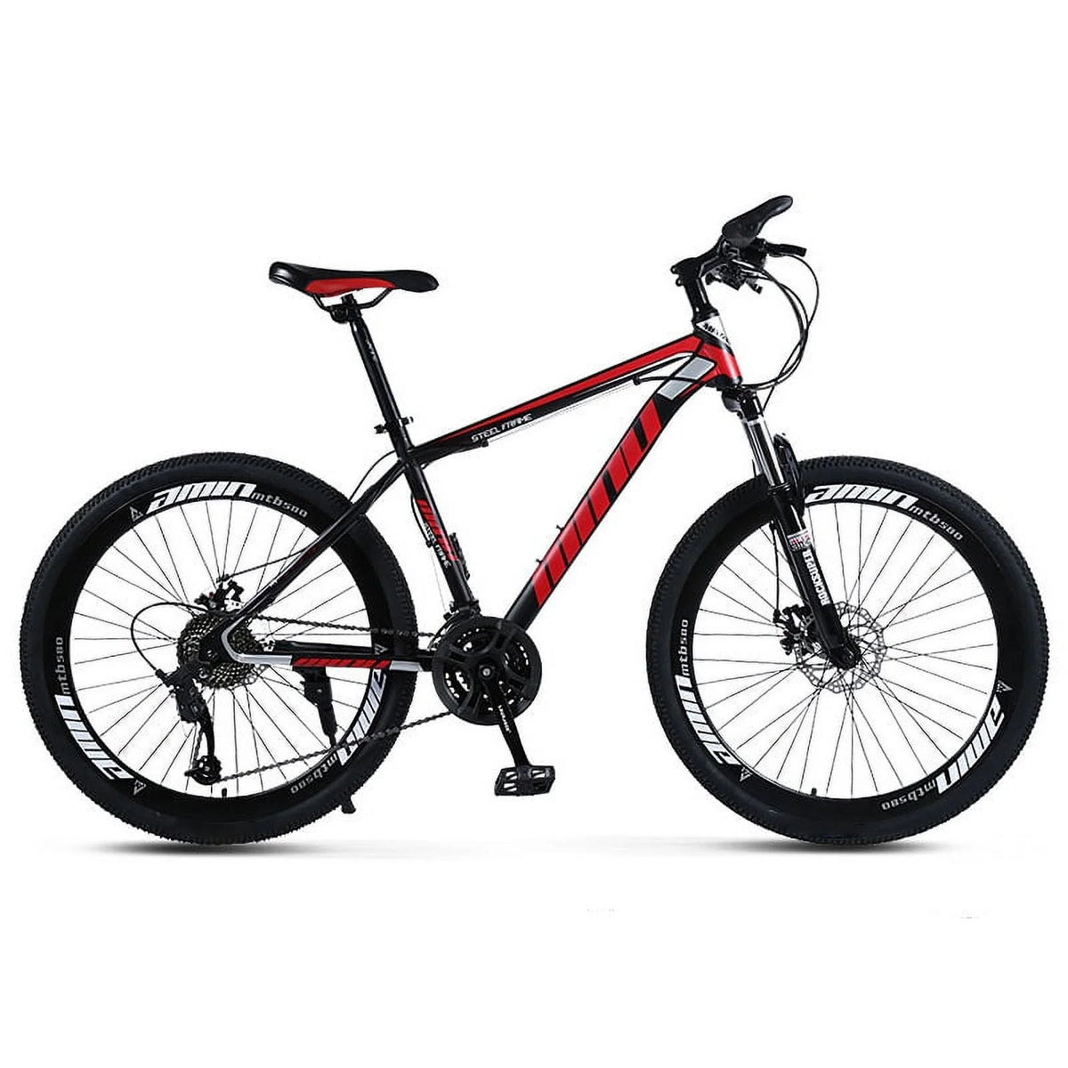 26-Inch Wheels 21 Speed Dual Disc Brake Mountain Bike O9433