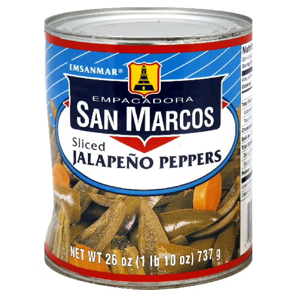 Sliced Jalapeno Tin, 26-ounces (Pack of 6) T155