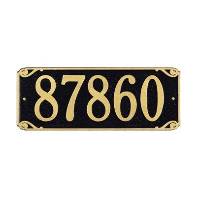 Red/Gold Letters Wall Plaque J22082