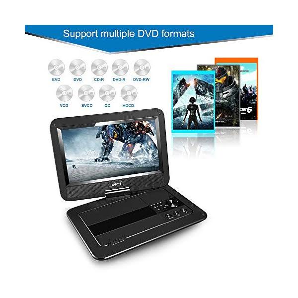Portable DVD CD Player with 10.1 Inches LCD Screen F62832