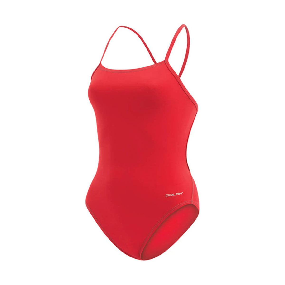 Red Solid Cross Back V59403