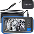 Dual Lens Endoscope Borescope 4.5 HD Inspection Camera with Light 16.5ft I1675