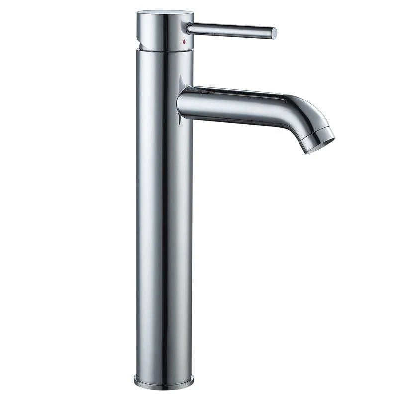 Tempered Glass Bathroom Vessel Sink with Chrome Faucet V88015