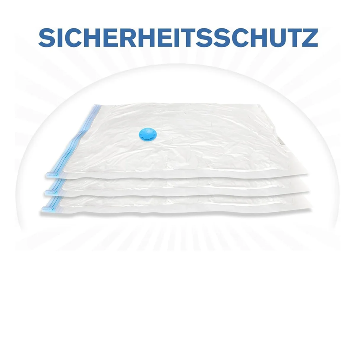 Vacuum Bags for Clothes Pack of 10 40 X 30 cm Reusable Space Saving I596774
