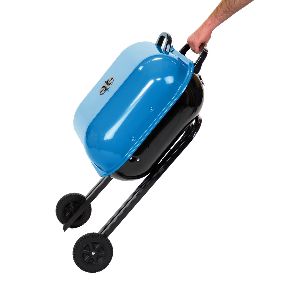 Blue Portable Steel Charcoal Grill I643