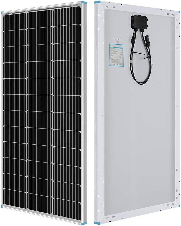12 Volt 100 Watt Monocrystalline Solar Panel P653