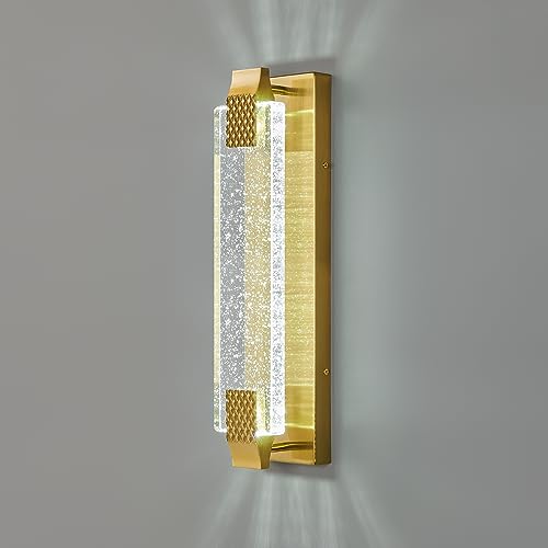 Gold LED Wall Sconce 2 Pack F7227