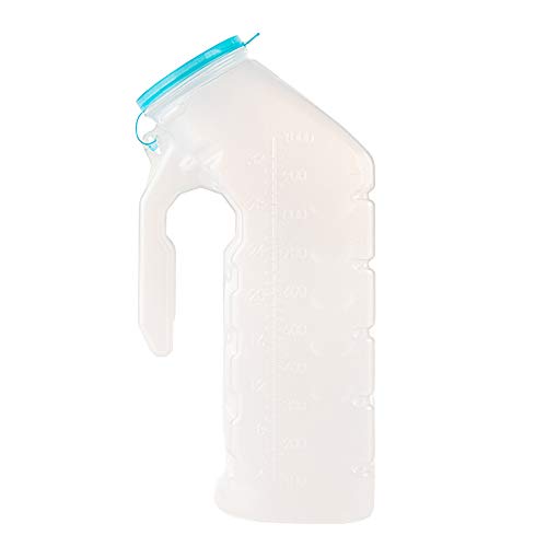 32 Oz Unisex Urinal Bottle (2 Pack) with Lid A47411