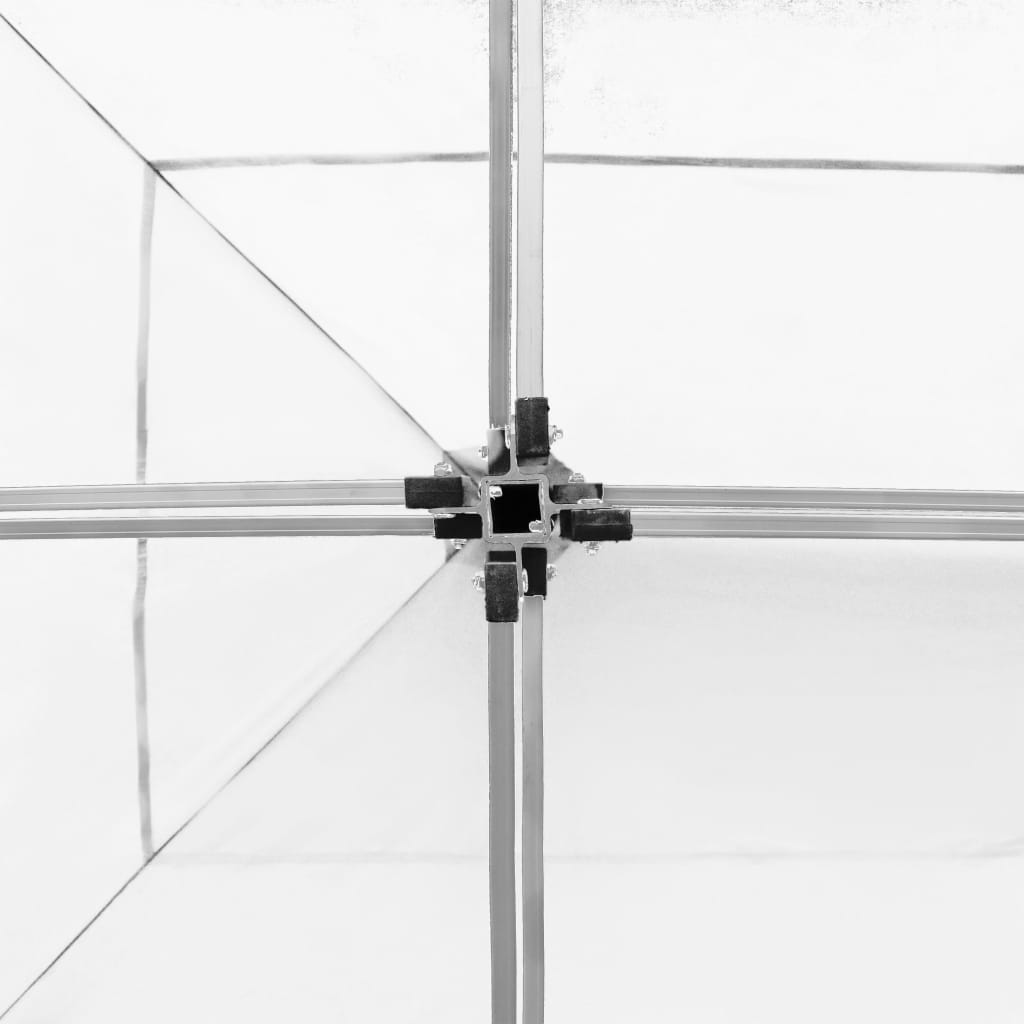 19.7'x9.8' White Aluminum Folding Party Tent A7341