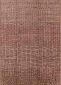 Light Copper Gold Rectangle Area Rug P7678