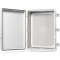 Junction Box with Mounting Plate, IP67 Waterproof ABS Plastic Grey Y762168
