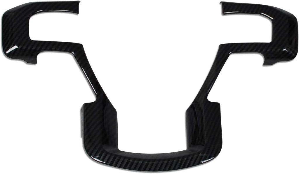ABS Carbon Fiber Pattern Steering Wheel Trim Panel Cover E268618