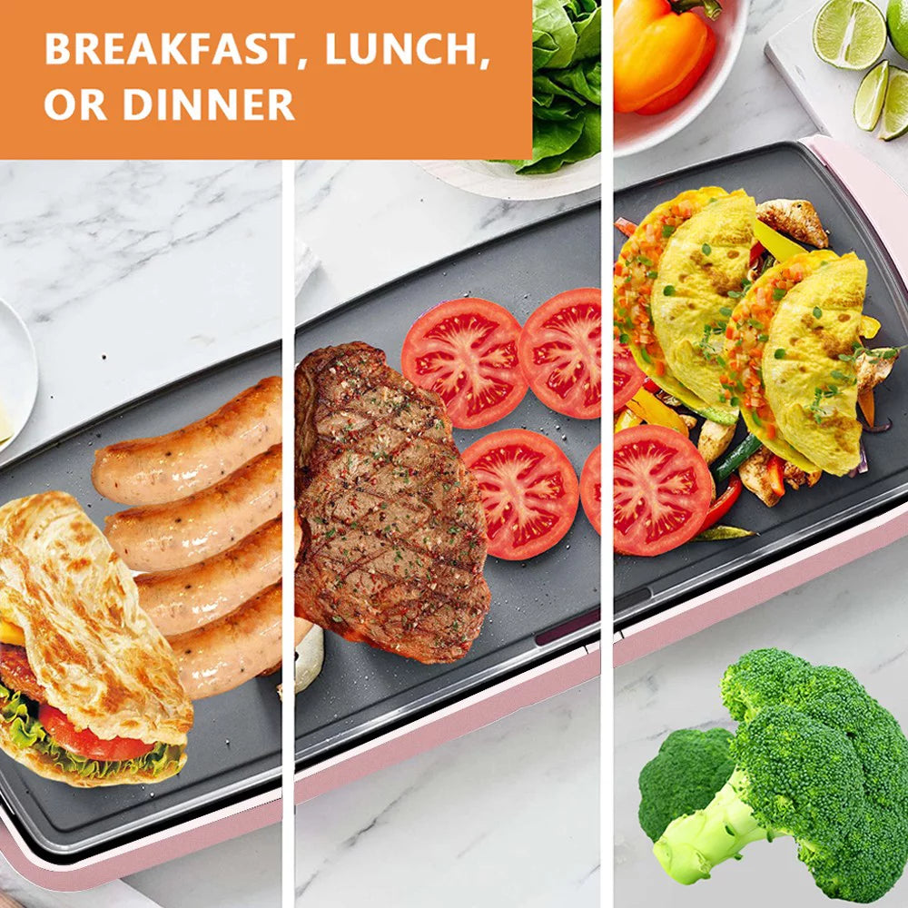 Extra Large Ceramic Electric Griddle Nonstick (20") D5443
