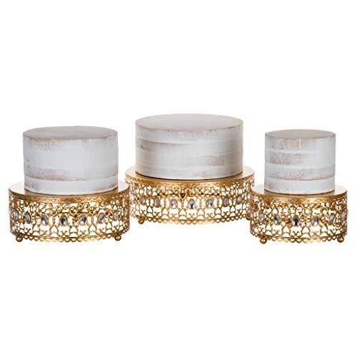 Gold Cake Stand Set of 3 I22549