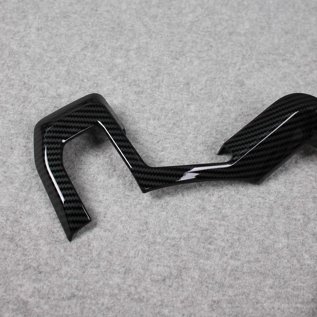ABS Carbon Fiber Pattern Steering Wheel Trim Panel Cover E268618