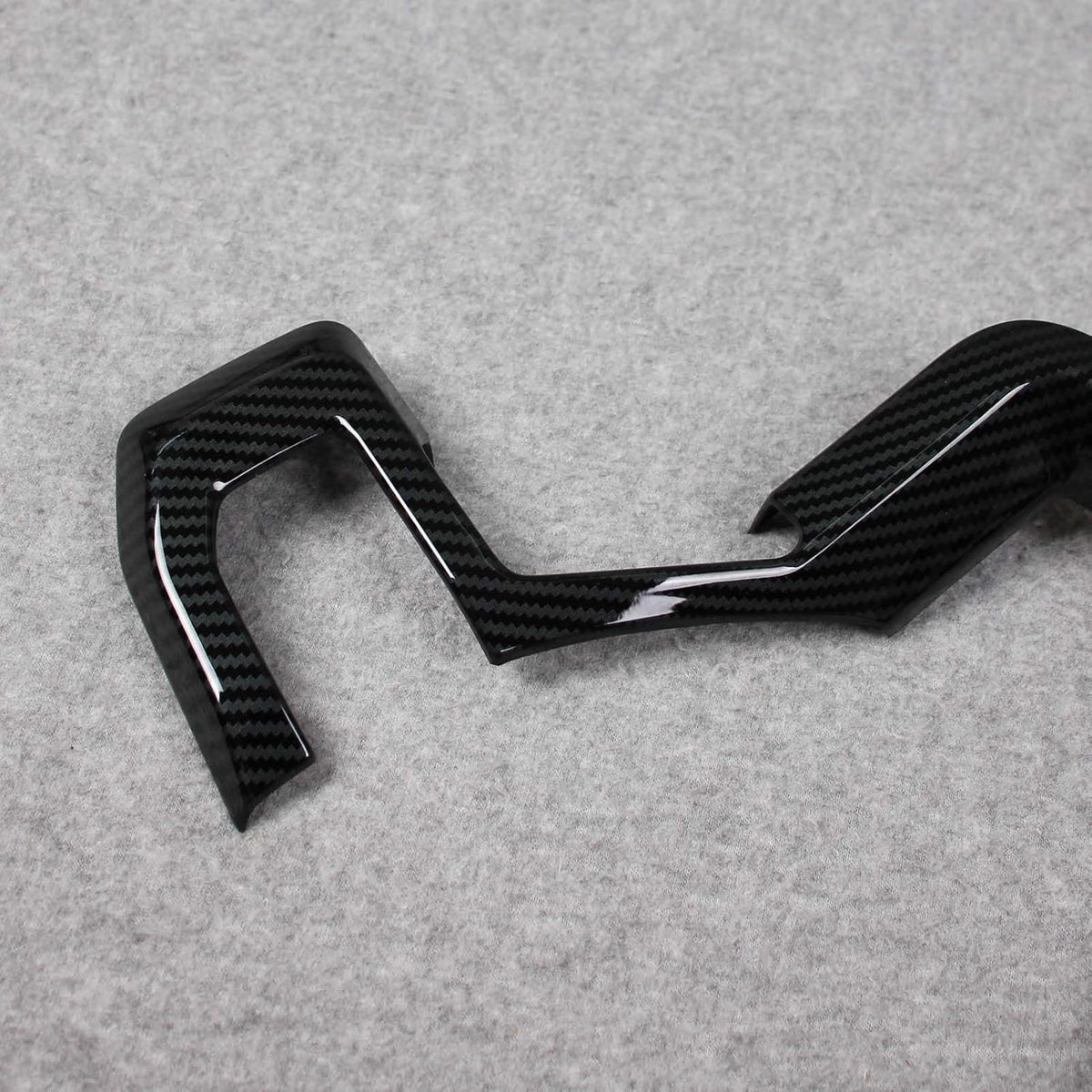 ABS Carbon Fiber Pattern Steering Wheel Trim Panel Cover E268618