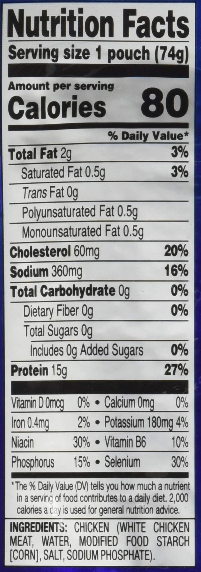 Pack of 8 White Chicken J1106