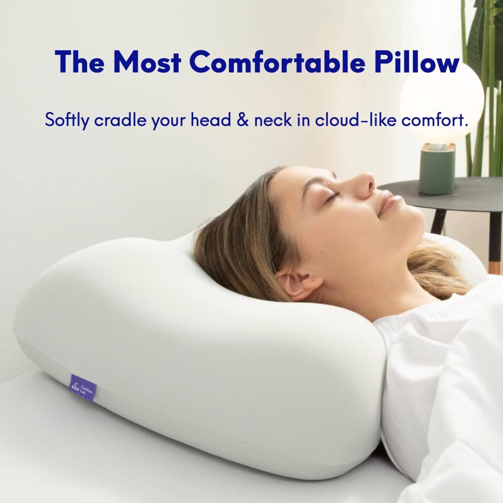 Calm Grey Ergonomic Cervical Pillow P56641
