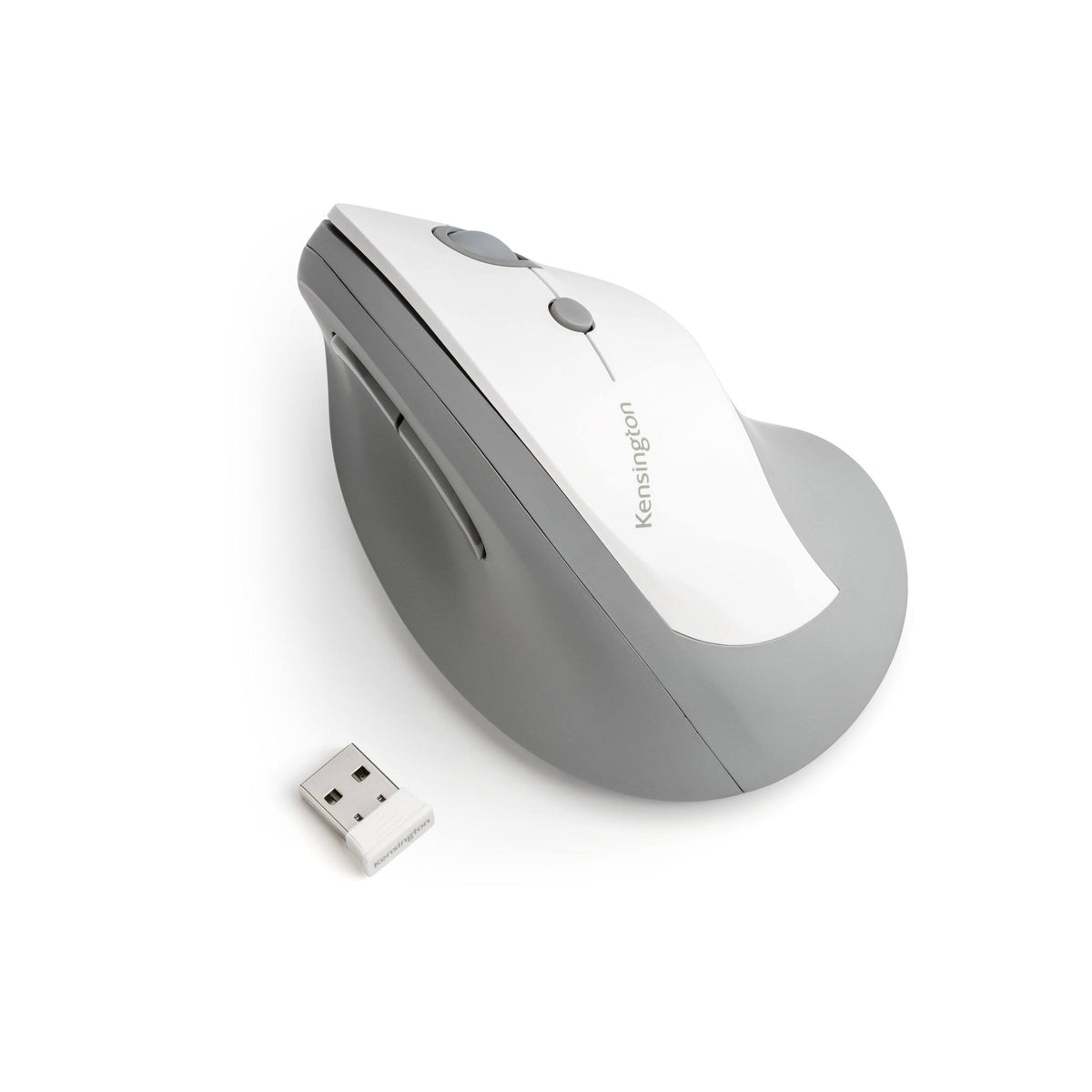 Gray Ergo Vertical Wireless Mouse S15390