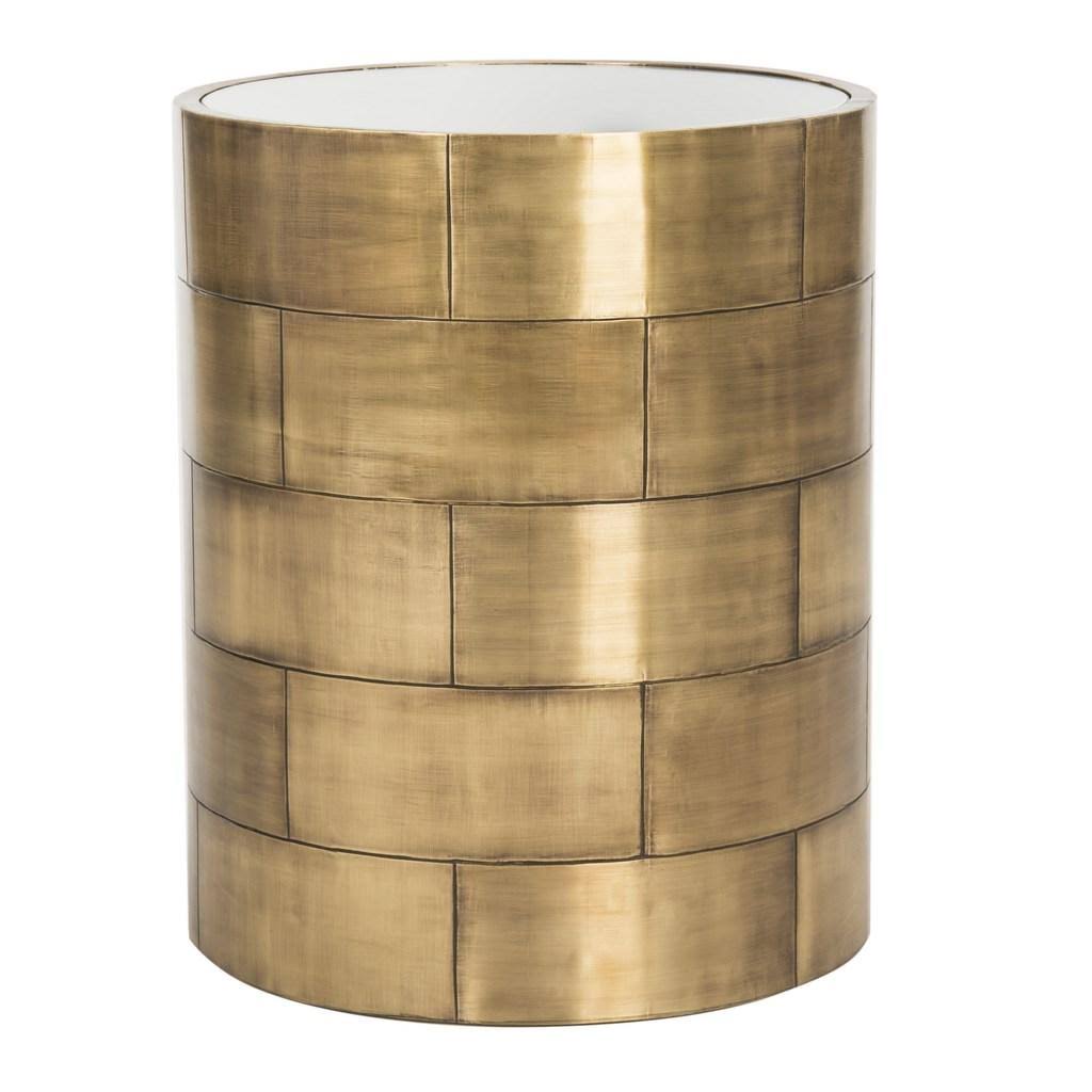 Brass Round Side Table T146