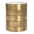 Brass Round Side Table T146