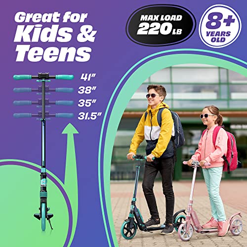 Adjustable Folding Adult Scooter with Large Wheels A4567