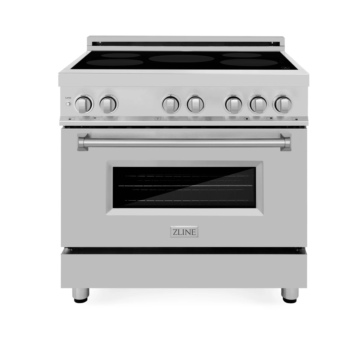 36 4.6 cu. ft. Induction Range with 5 Element Stove and Electric Oven in Stainless Steel O500356